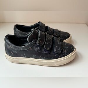 Authentic BONPOINT Girls Cherry Sneakers - Size 27